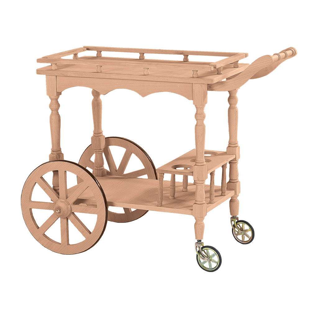 Ahþap Servis Arabalarý | Ham Ahþap Servis Arabalarý